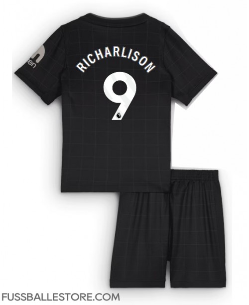 Günstige Tottenham Hotspur Richarlison #9 Auswärts Trikotsatzt Kinder 2025-26 Kurzarm (+ Kurze Hosen)